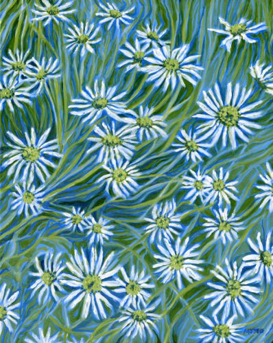 daisies flower art painting for sale