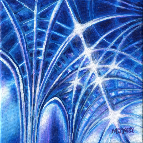 Contemporary Cathedral Ceiling Art Original Painting For Sale
