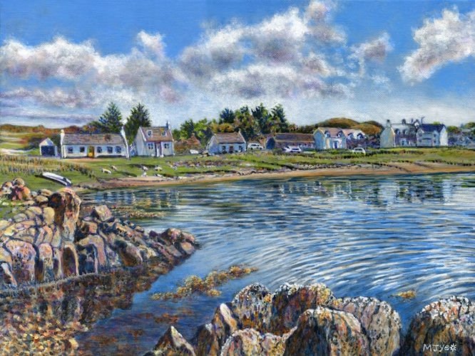 Kintra, Isle of Mull, Scotland art painting for sale