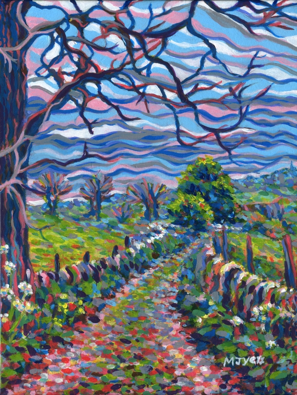derbyshire path painting for sale